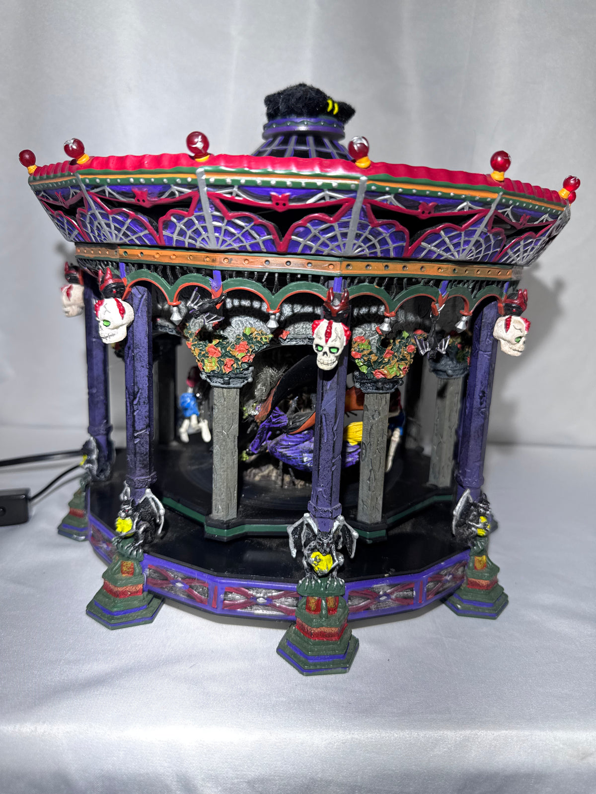 Department 56 Snow Village Halloween Ghostly Carousel #56.55317 – Retired 2002–2005