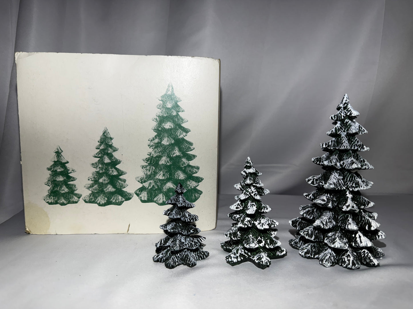 Department 56 Village Evergreen Trees Set of 3 #5205-1