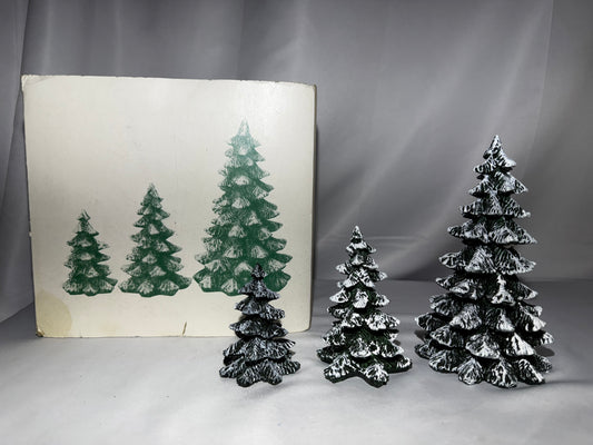 Department 56 Village Evergreen Trees Set of 3 #5205-1