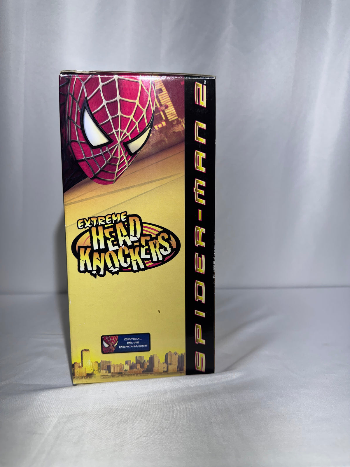 2004 NECA Extreme Head Knockers Spider-Man 2 Bobblehead – With Original Collector Box