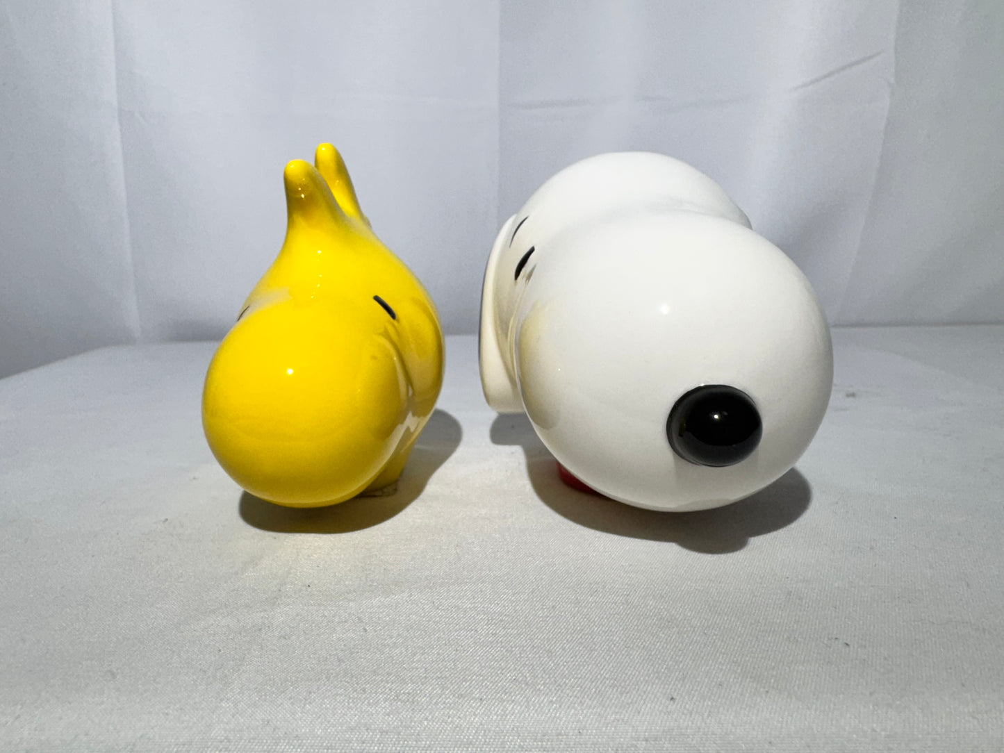 Snoopy & Woodstock Salt and Pepper Shaker Set – With Stoppers & Original Box