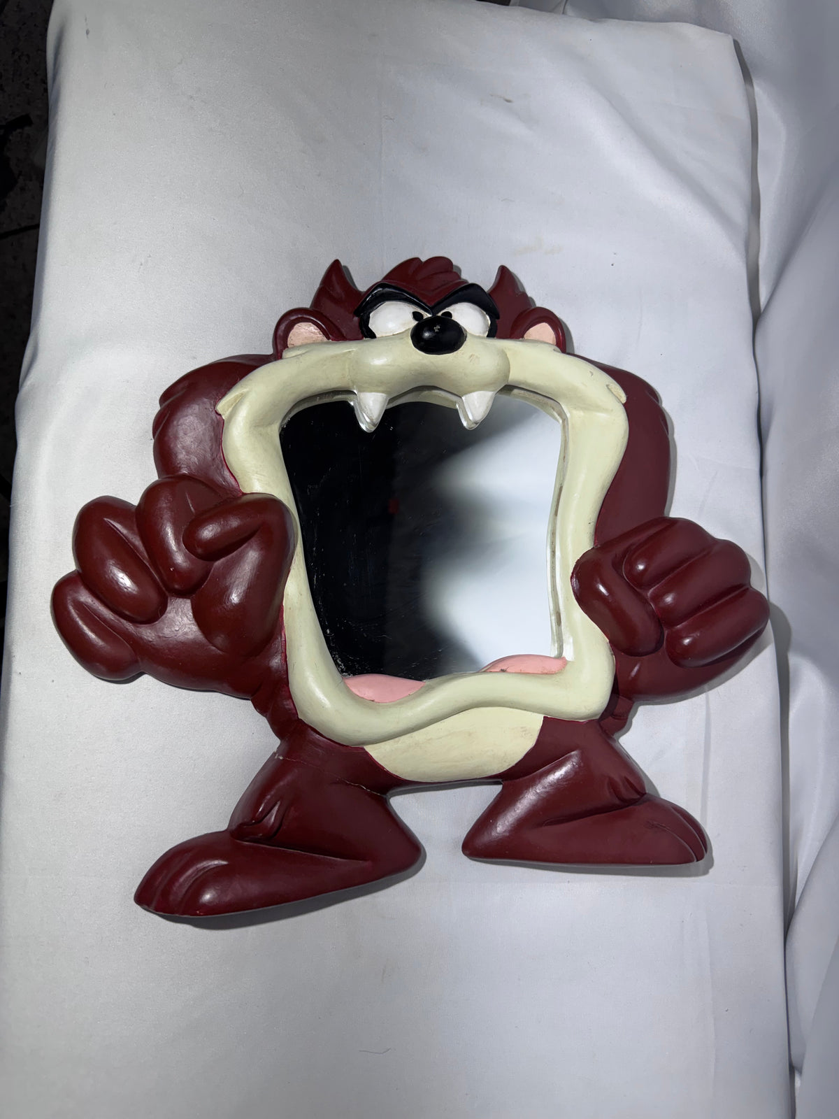 Vintage Looney Tunes Tasmanian Devil Taz Molded Wall Mirror – Taz Collectible