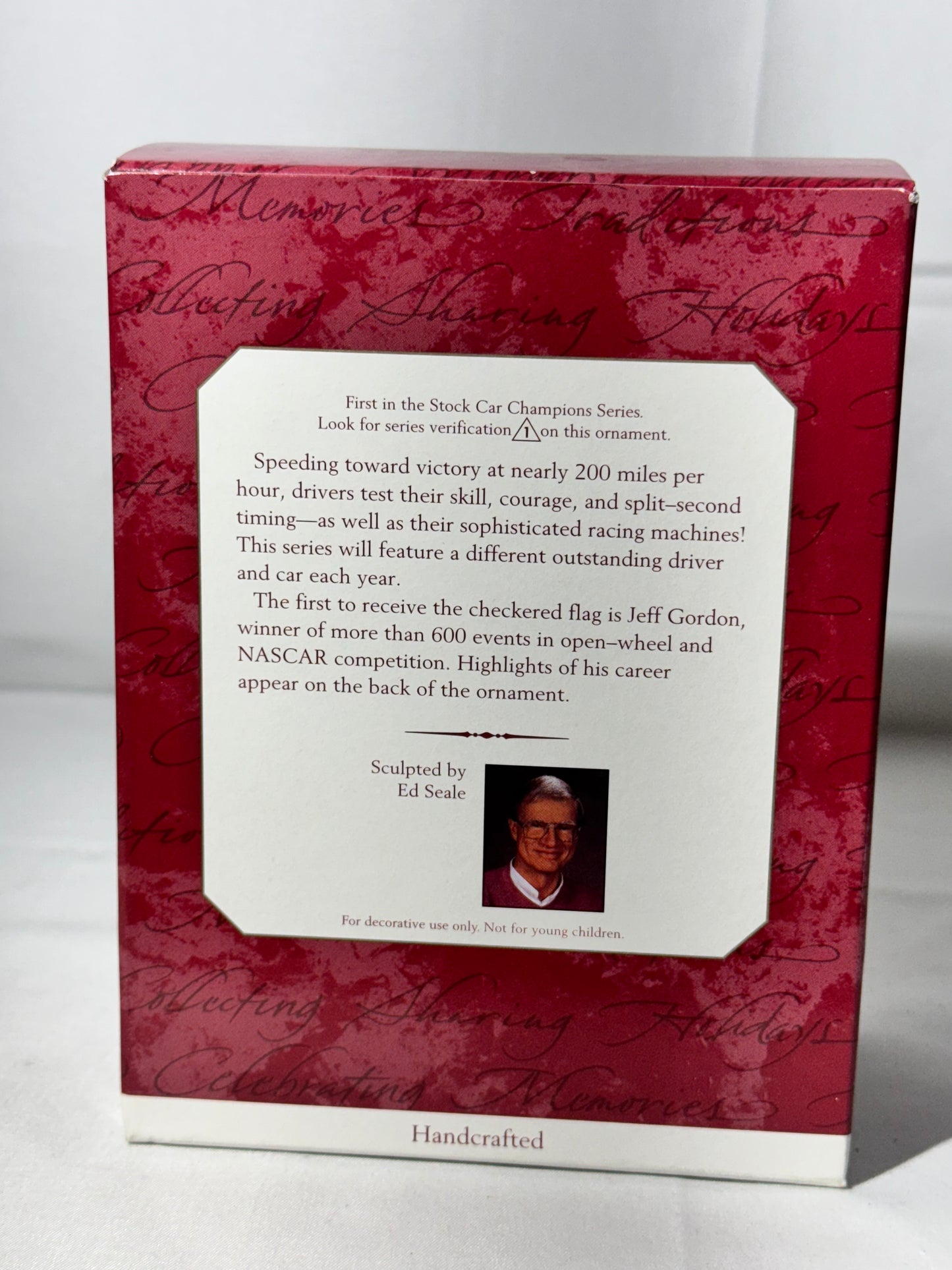 Jeff Gordon Keepsake Ornament Trading Card NASCAR