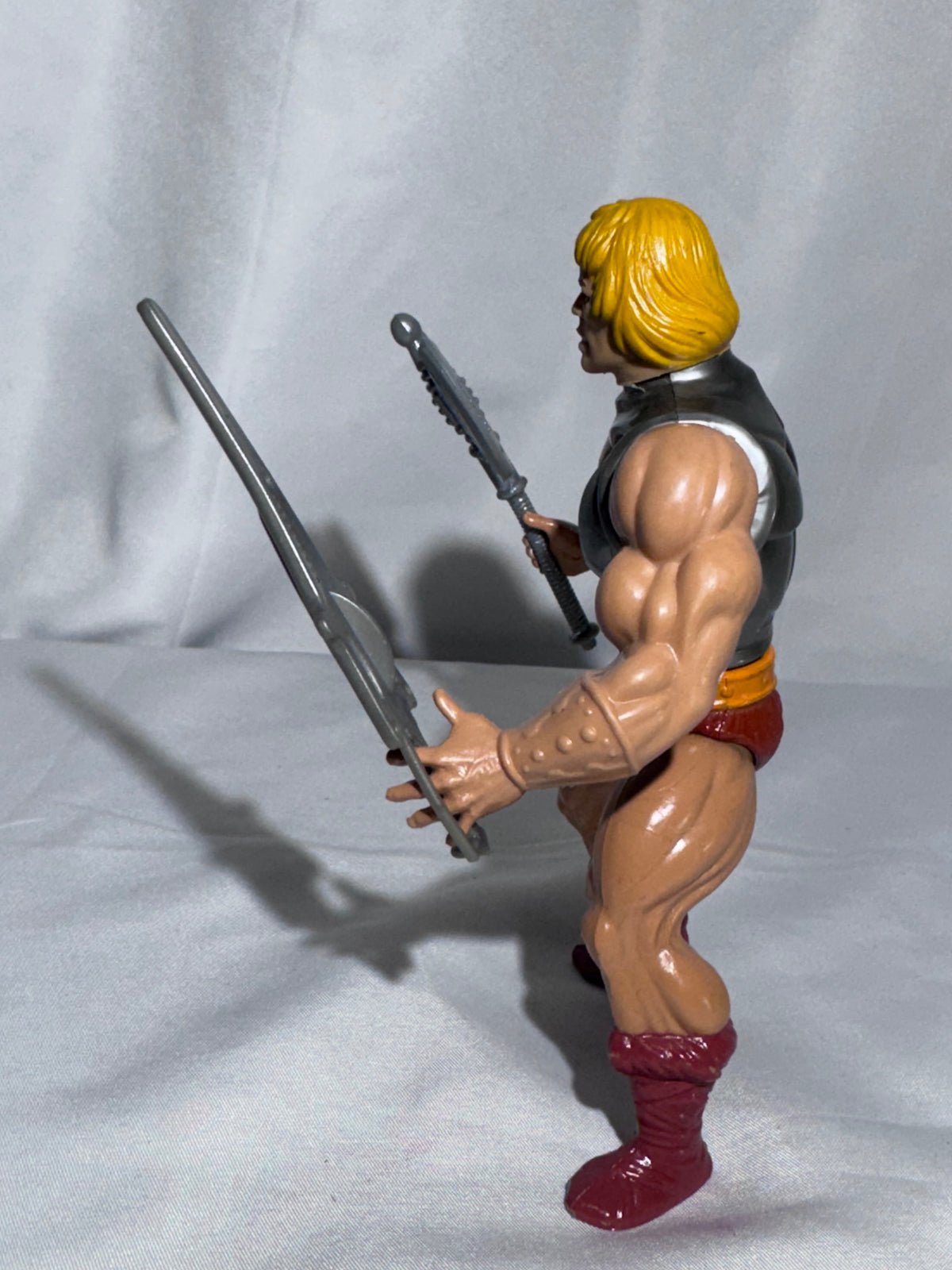 Vintage 1983 Mattel Masters of the Universe Battle Armor He-Man with Masks of Power Mini-Comic