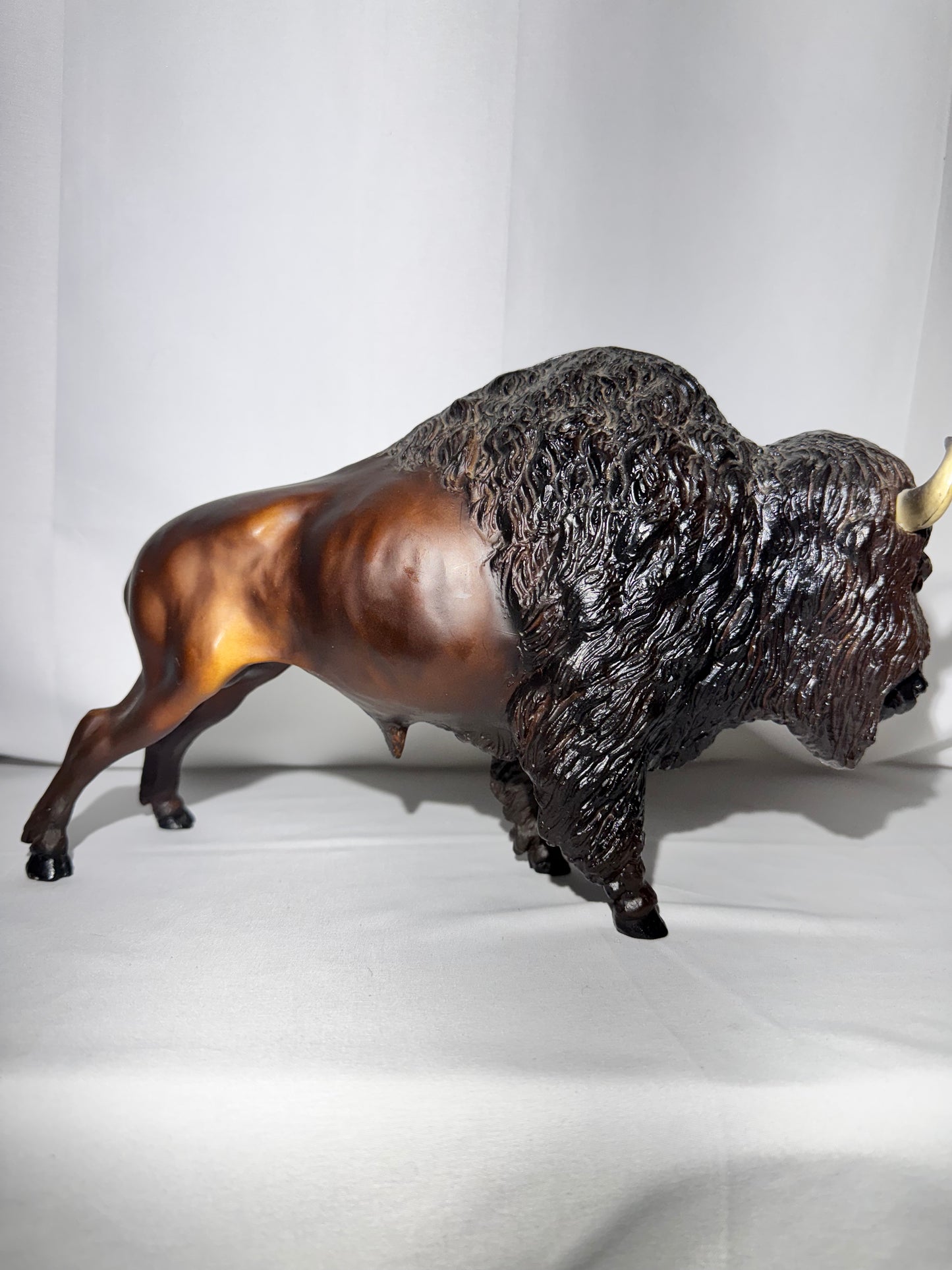 Vintage Breyer Bison Figurine – 8” Tall x 12” Long – Excellent Condition