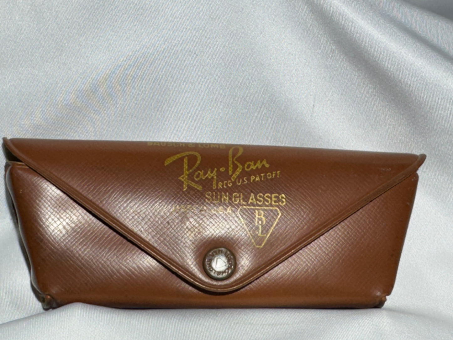 Vintage Bausch & Lomb Ray-Ban Clip-On Sunglasses with Original Ray-Lite Case – Made in USA