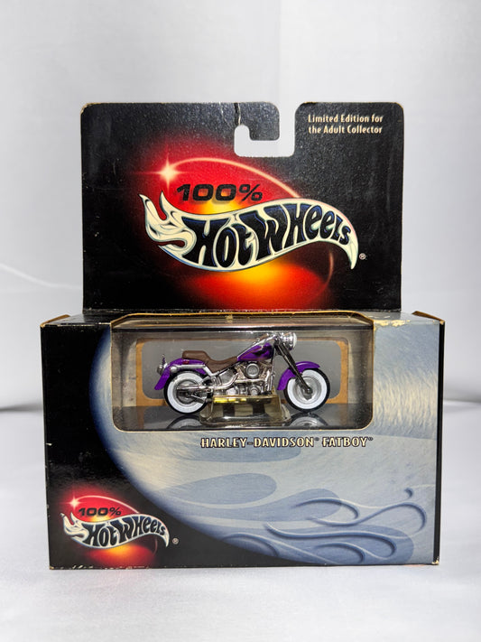 Hot Wheels Harley-Davidson Fat Boy Limited Edition Diecast Motorcycle (Mattel)