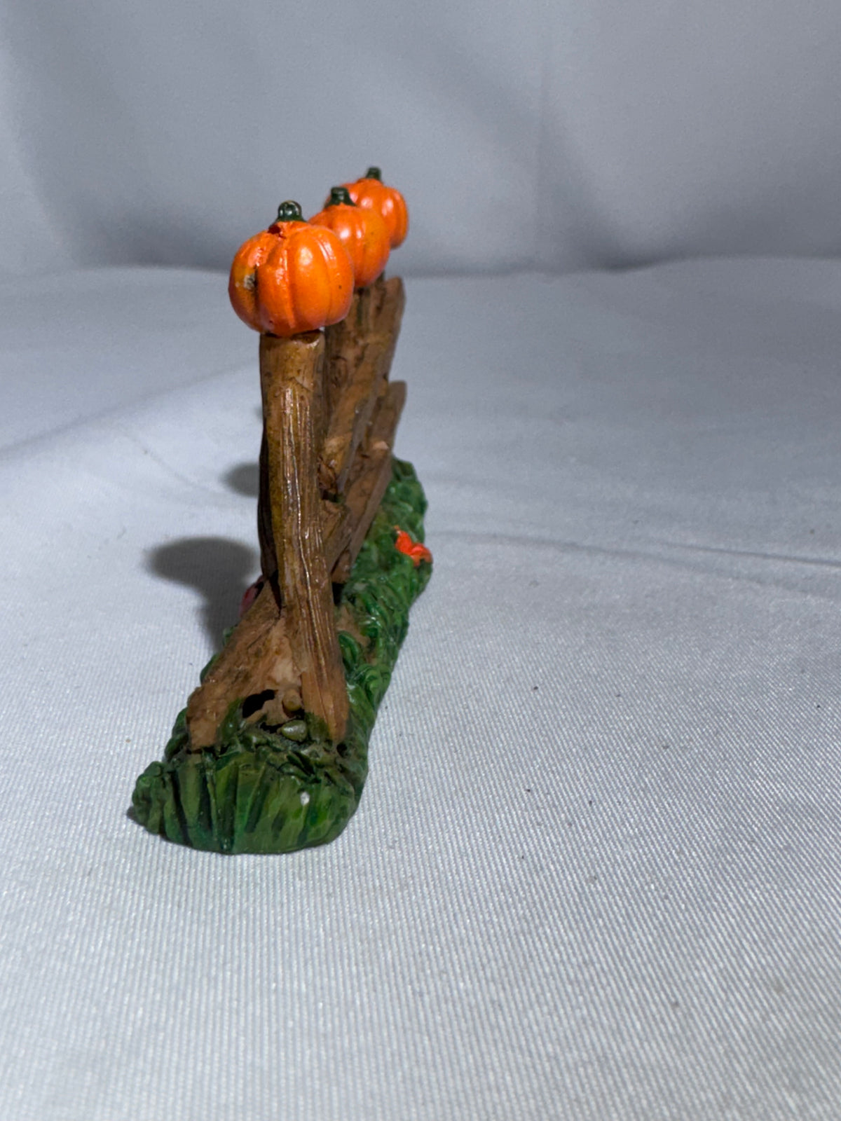 Lemax Spooky Town Pumpkin Fence #44142 — Retired 2004 Halloween Village