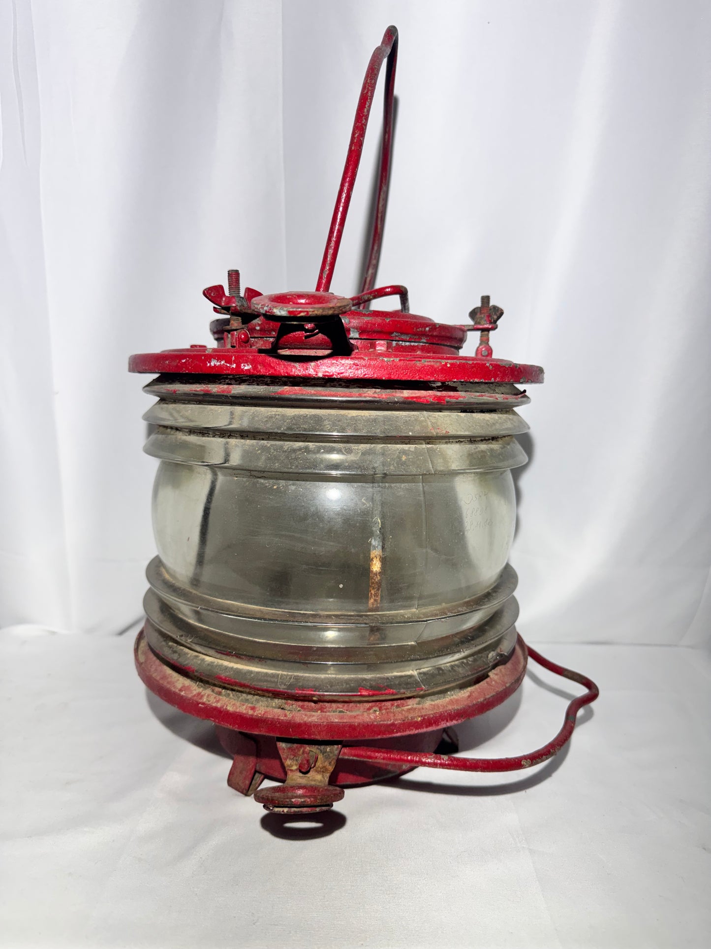 Vintage Nippon Sento Nautical Marine Oil Lantern – Made in GDR – Schiffslaternenwerk Ueckermünde