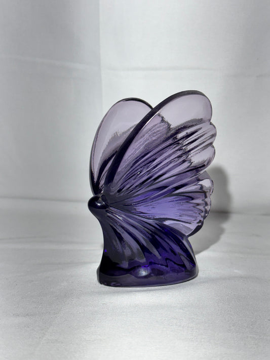 Vintage Fenton Amethyst Glass Butterfly – Lovely Display or Paperweight