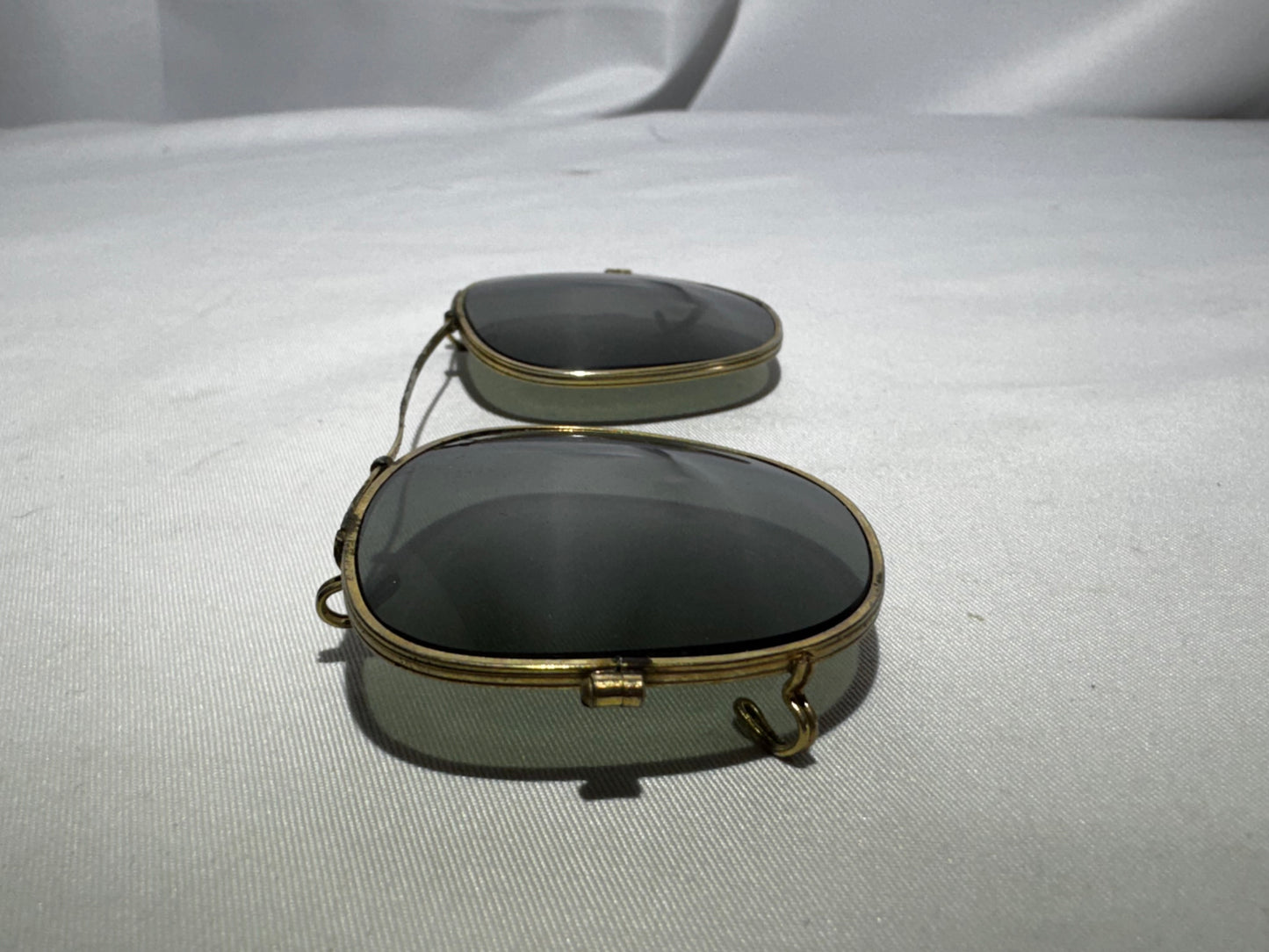 Vintage Bausch & Lomb Ray-Ban Clip-On Sunglasses with Original Ray-Lite Case – Made in USA