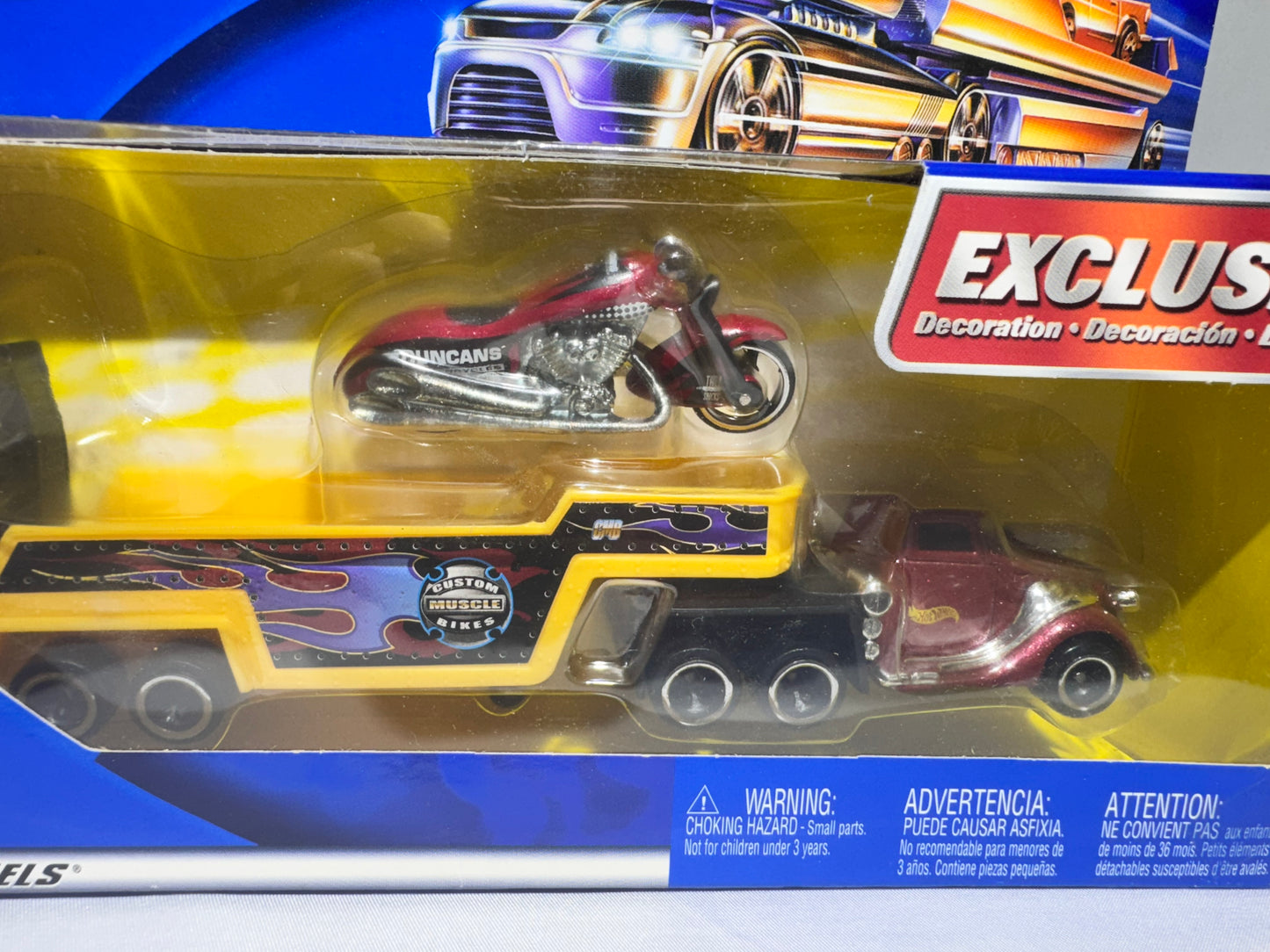 Hot Wheels Pavement Pounder – Custom Muscle Bikes / Duncan’s Motorcycle (2000 Mattel)