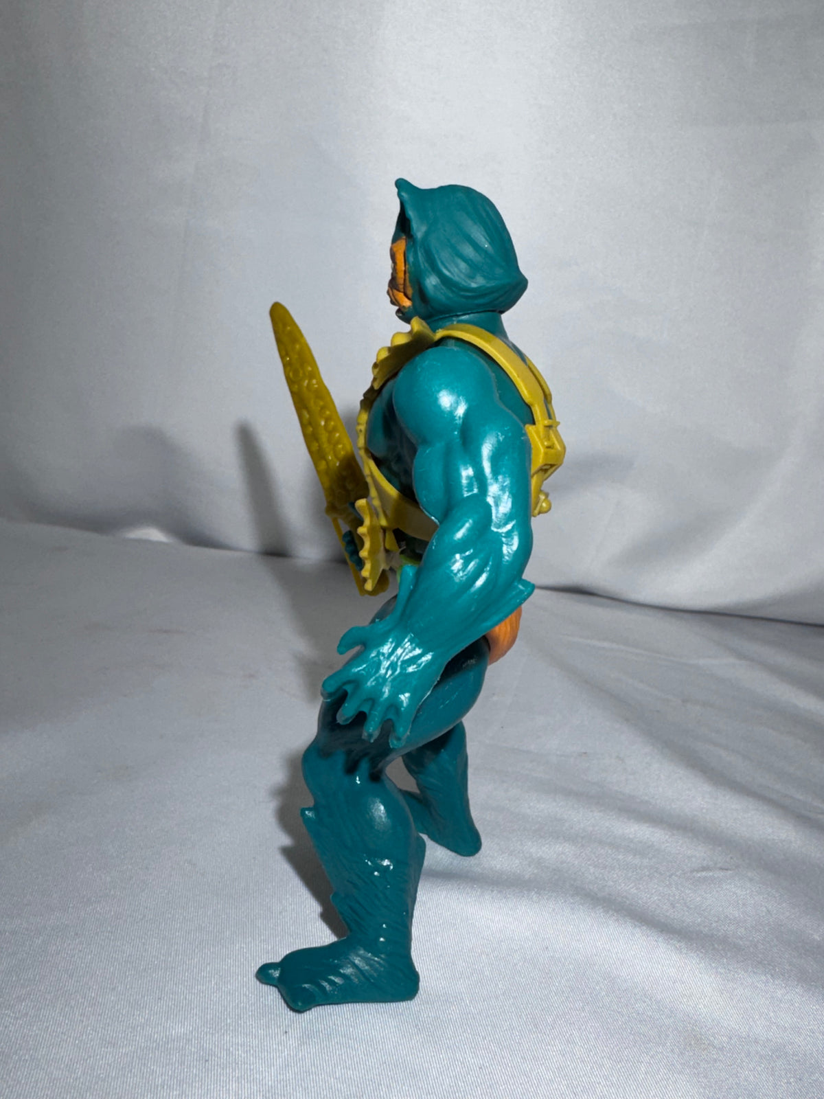 Vintage 1981/1982 Mattel Masters of the Universe Mer-Man Action Figure w/ Golden Sword