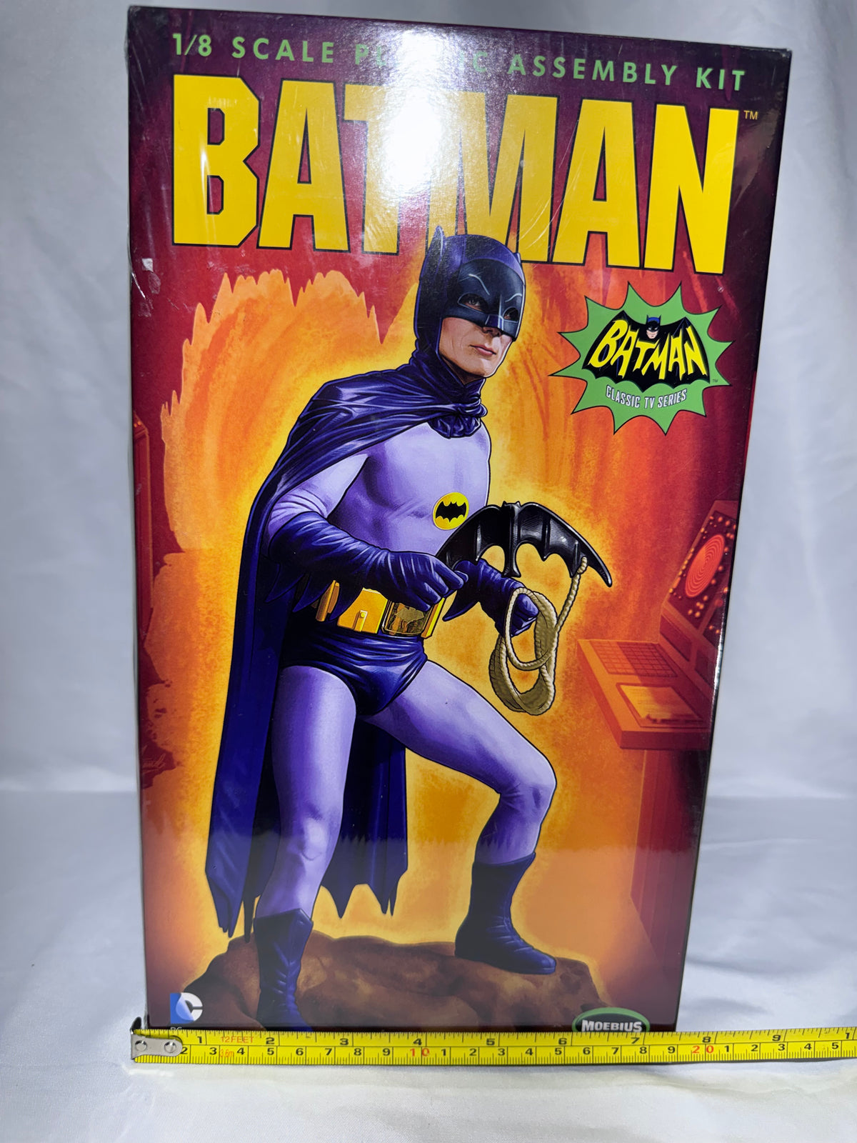 Moebius Models 1:8 Scale 1966 Batman TV Series Model Kit #950 – Adam West – Factory Sealed