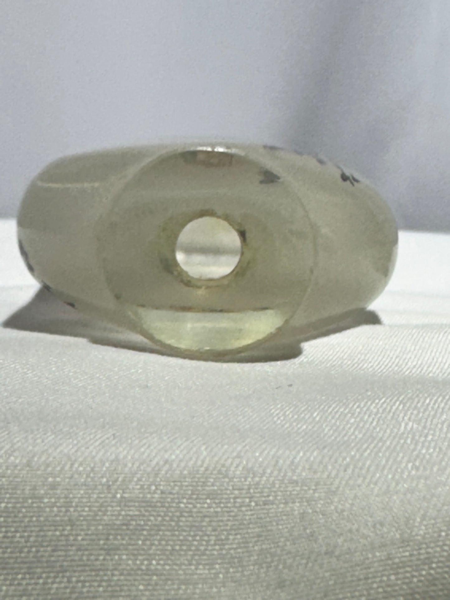 Chinese Inside-Painted Glass Snuff Bottle – Hand-Painted – Signed by Artist – Cork Stopper