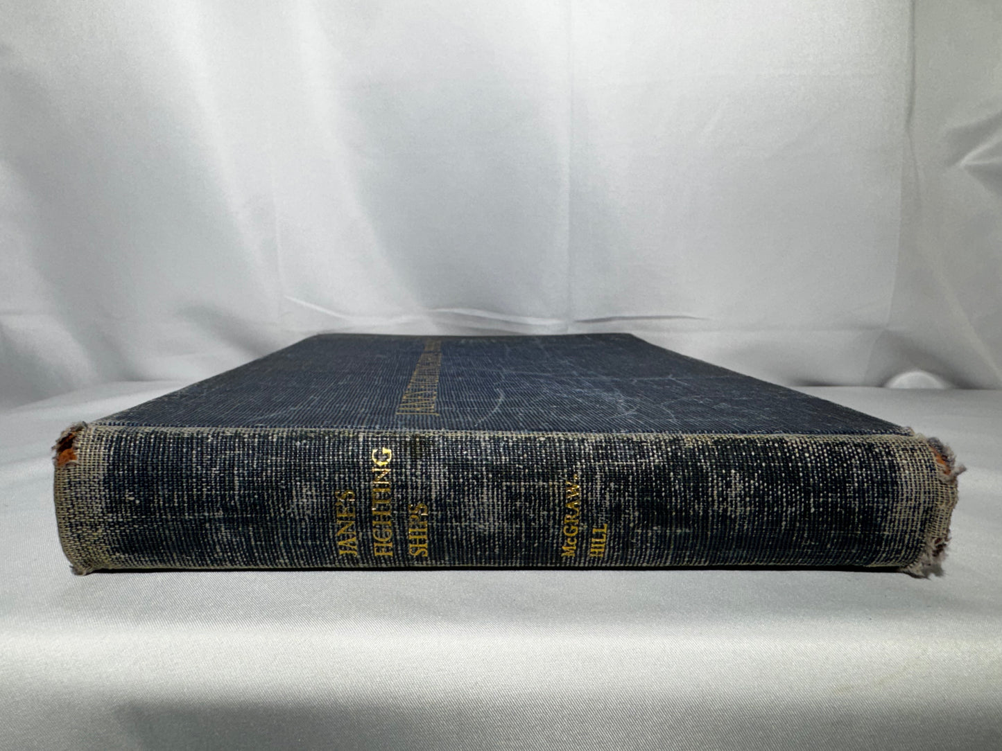 Vintage 1951-1952 Jane’s Fighting Ships Naval Reference Book Blue Hardcover