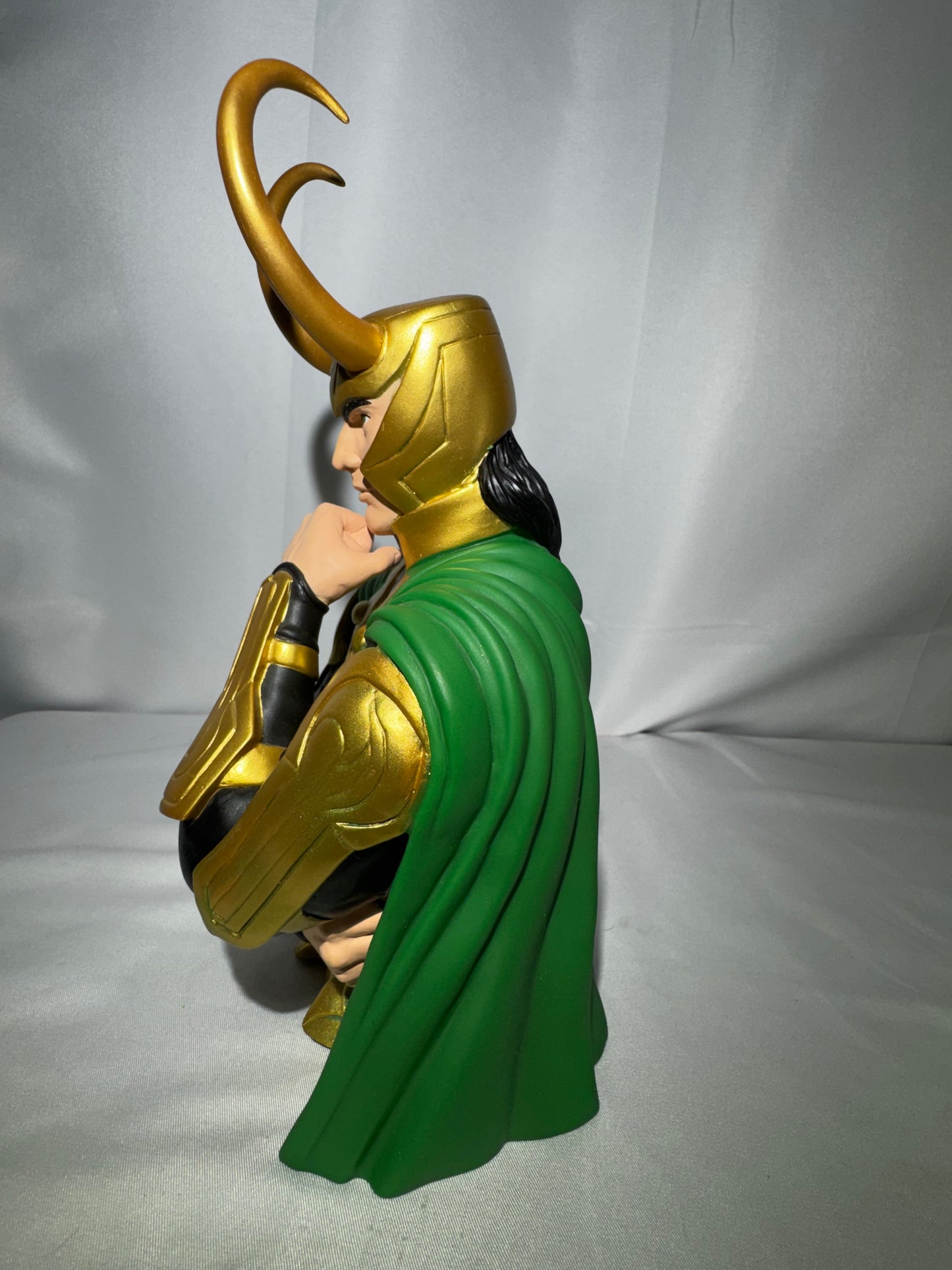 Marvel Loki PVC Bust Coin Bank Monogram Direct #68173