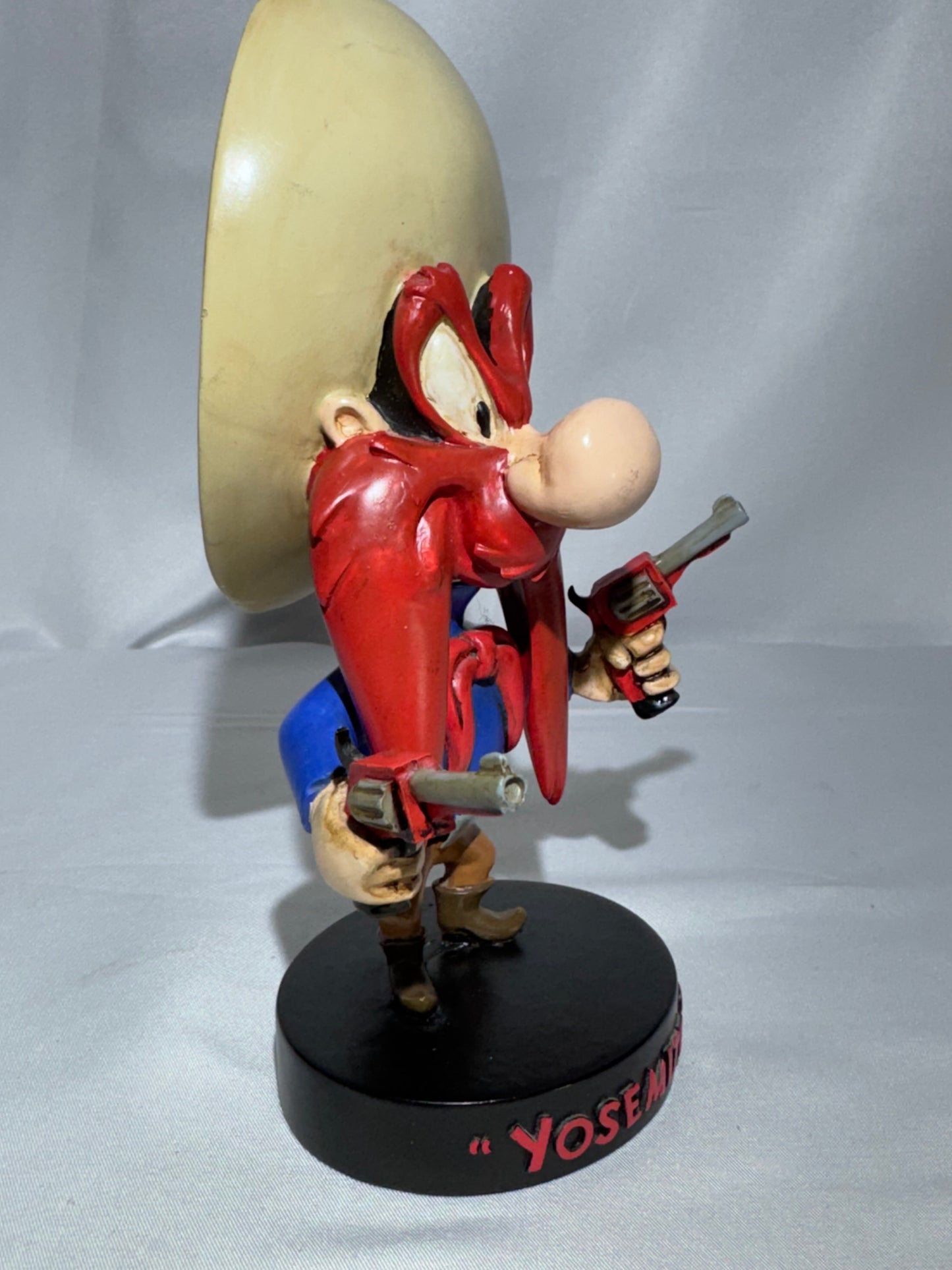 Vintage 1993 Warner Bros Yosemite Sam Bobblehead Looney Tunes Figure Rare-read