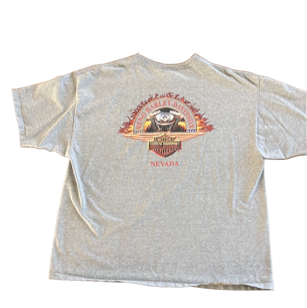 Harley Davidson light gray T-shirt