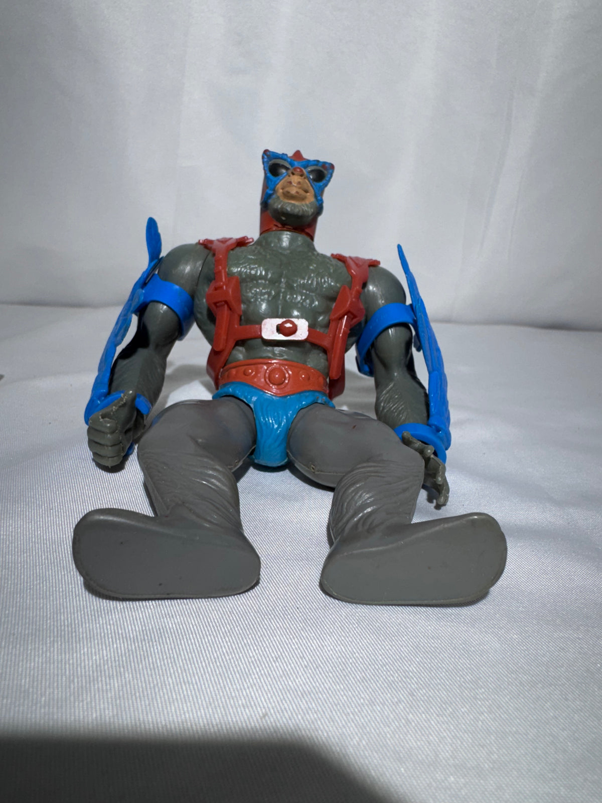 Vintage 1981 Mattel Masters of the Universe Stratos Action Figure with Mini-Comic