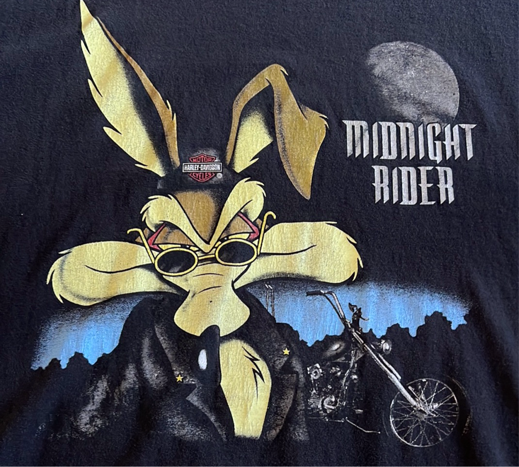 Wile E. Coyote midnight Harley Davidson T-shirt