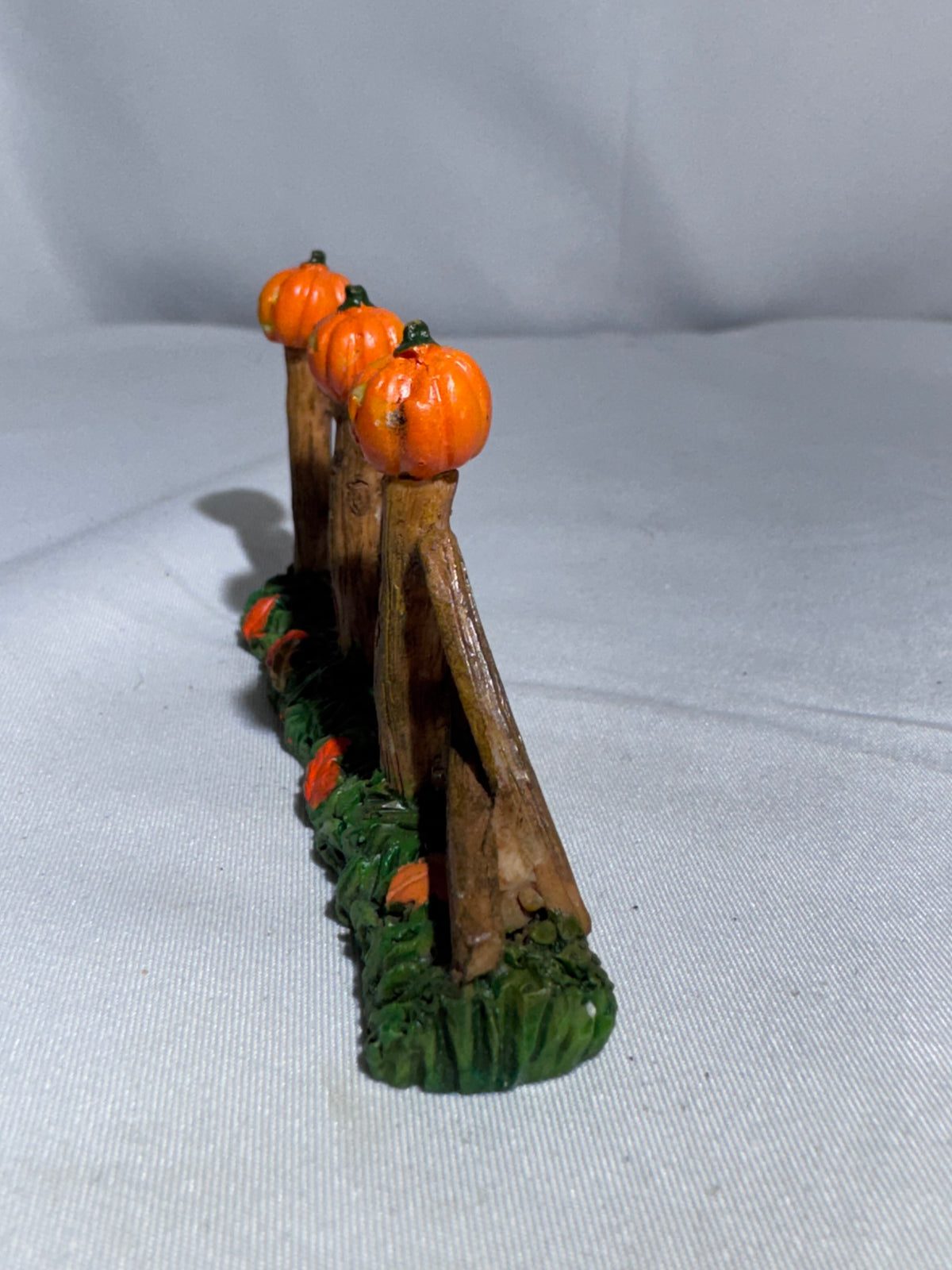 Lemax Spooky Town Pumpkin Fence #44142 — Retired 2004 Halloween Village