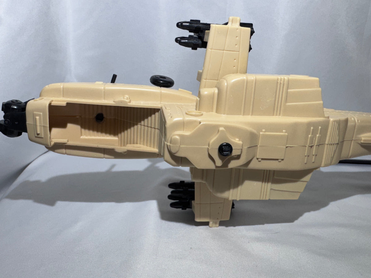 Vintage 1991 G.I. Joe Desert Apache Helicopter – Parts/Incomplete – Includes Instruction Manual