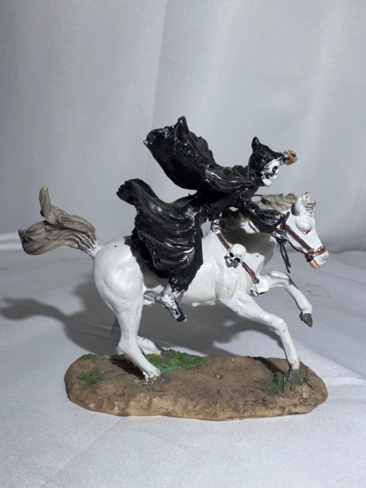 LEMAX Spooky Town Death on a Pale Horse #72379 – Retired Halloween Figurine – 2014