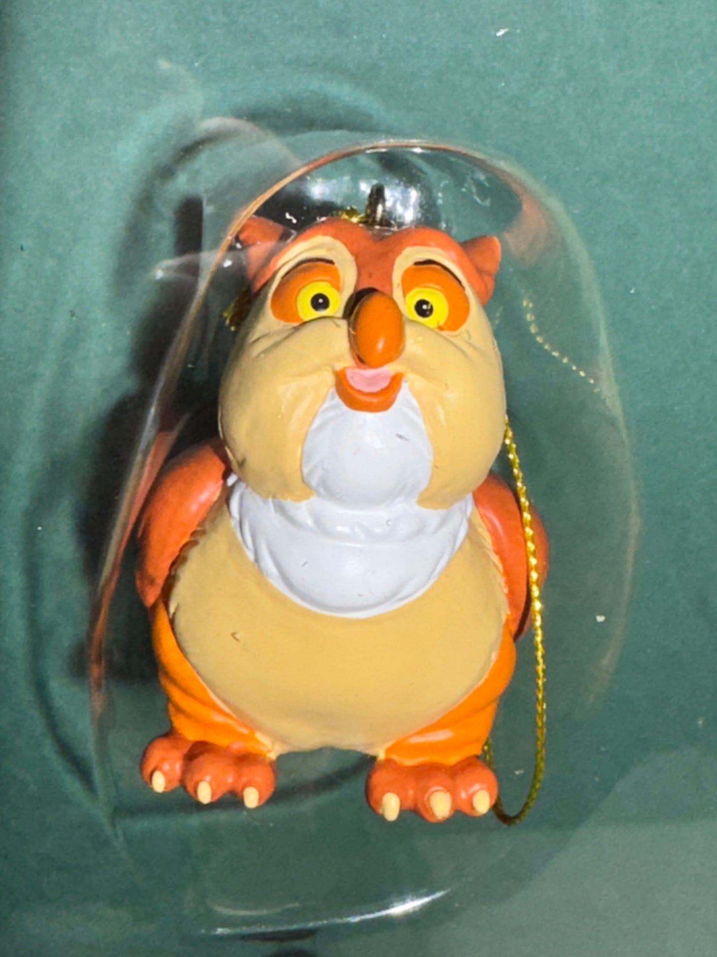 Vintage Disney Bambi Storybook Ornament Set 4 Pc Thumper Flower Owl
