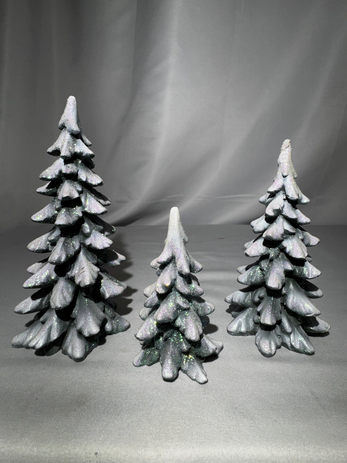 Department 56 Village Accessories Winter Pines Set of 3 Snowy Trees #4020261