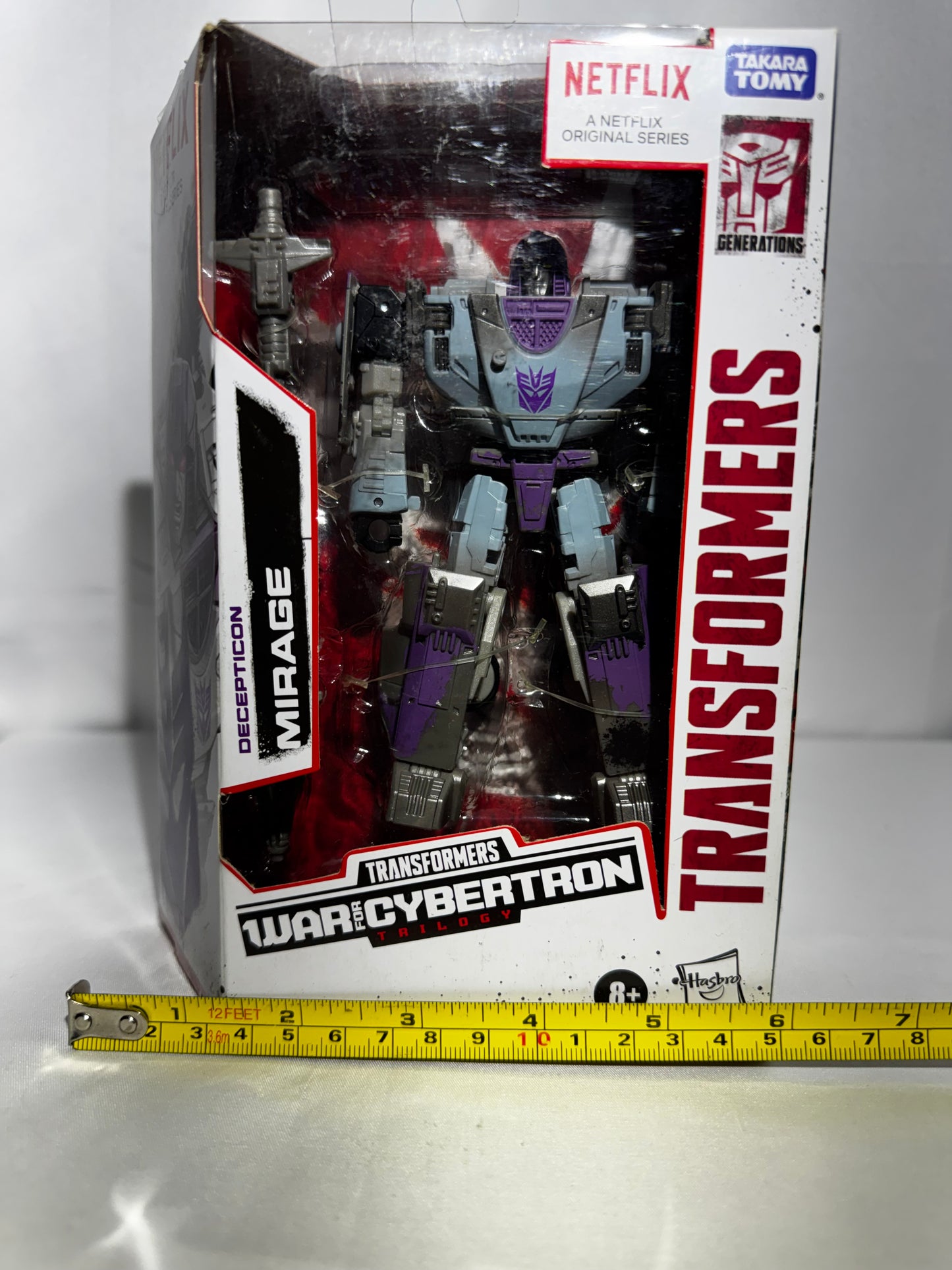 Transformers Generations War for Cybertron Trilogy Netflix Deluxe Class Decepticon Mirage action figure
