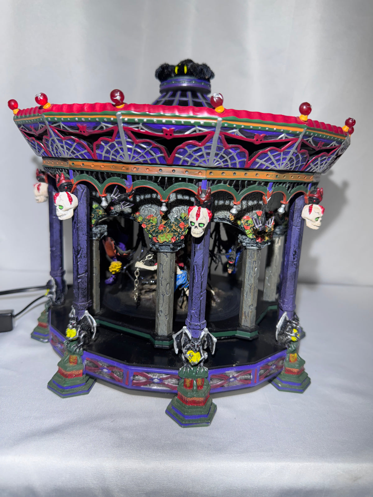 Department 56 Snow Village Halloween Ghostly Carousel #56.55317 – Retired 2002–2005