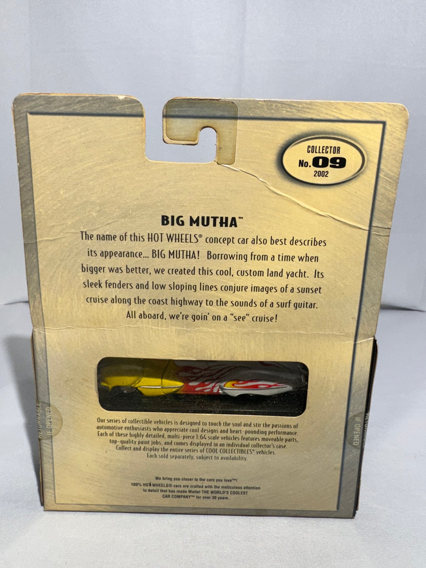Hot Wheels “Big Mutha” Flame Design Limited Edition Diecast (Mattel)