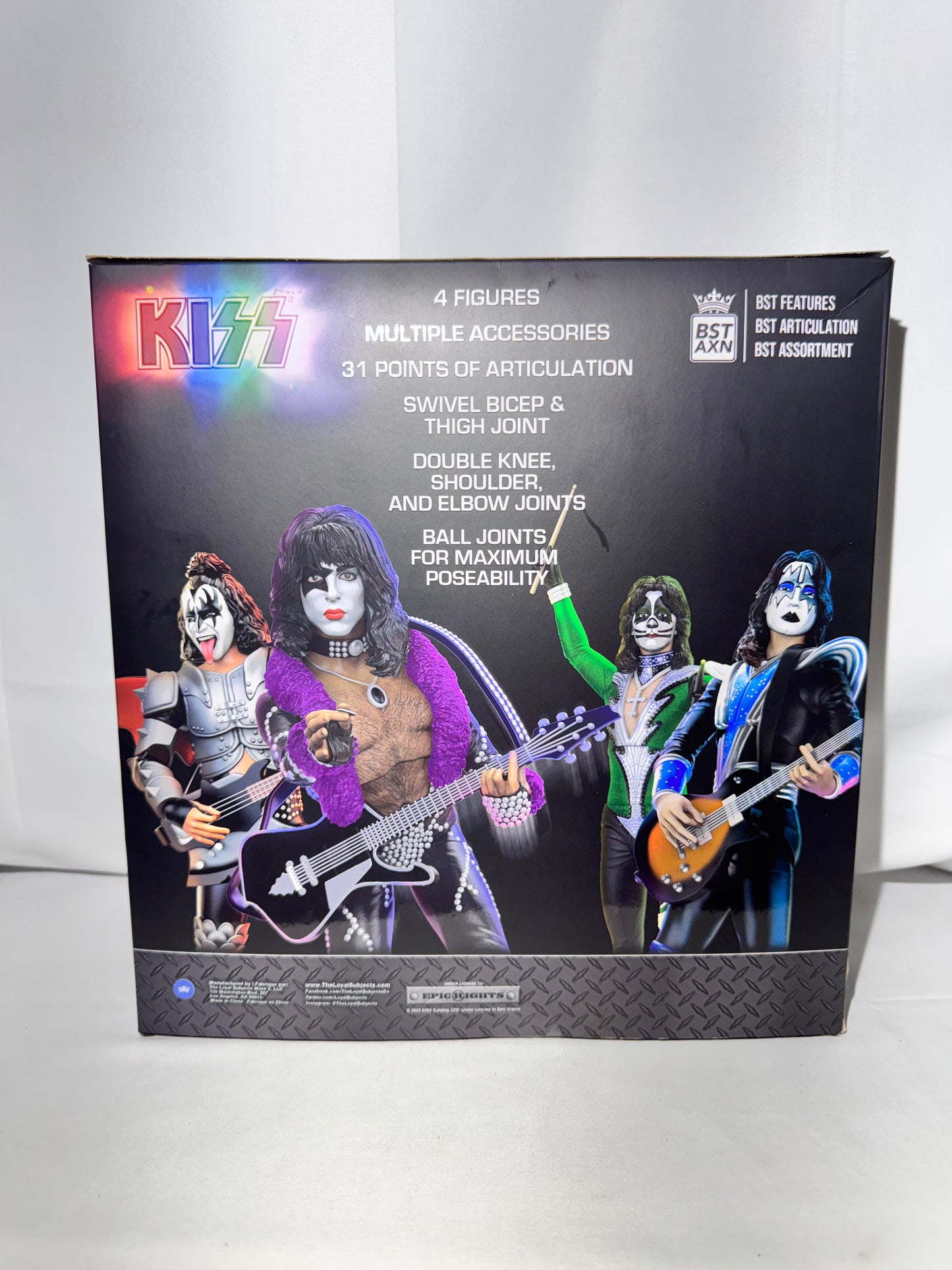 KISS Action Figures with Accessories – Great Gift Set!