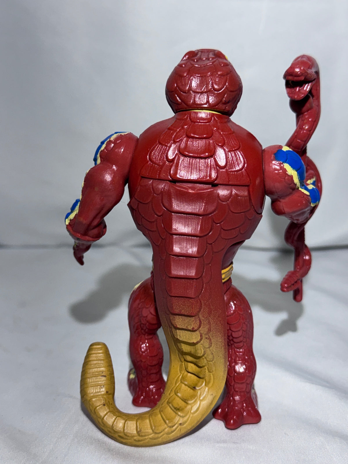 Vintage Mattel Masters of the Universe King Hiss Action Figure – Snake Men – Staff – MOTU
