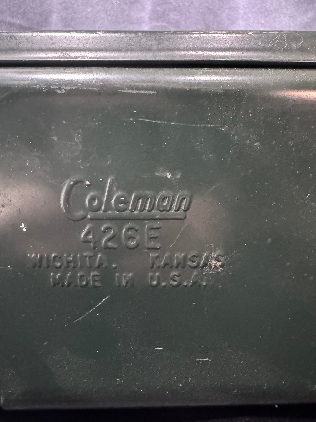 Vintage Coleman 426E 3-Burner Camp Stove – May 1986 – Made in USA