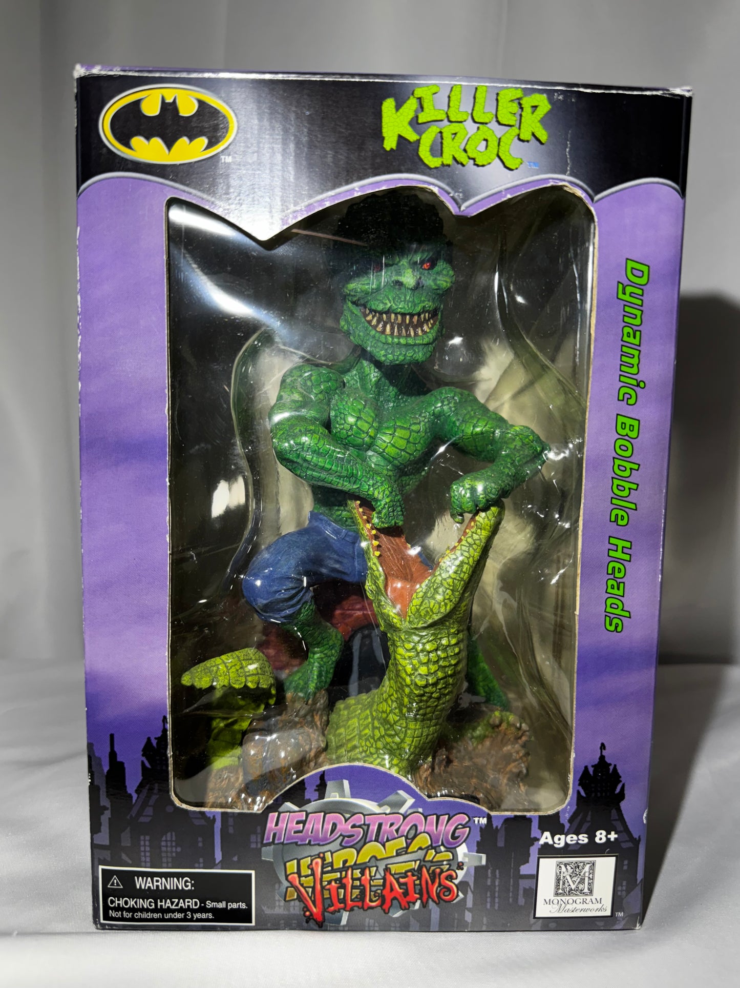 Monogram Masterworks 2004 DC Villains Killer Croc Headstrong Dynamic Bobble Head