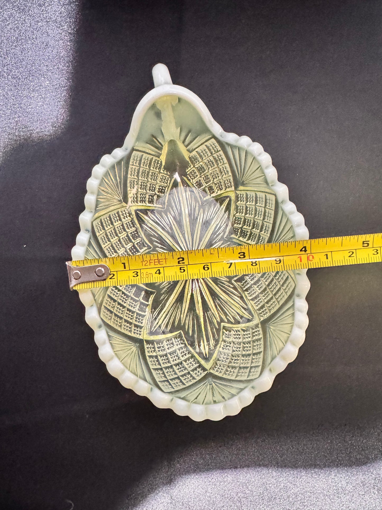 Vintage Davidson Primrose Pearline Uranium Glass Relish/nappy Dish– Lords & Ladies