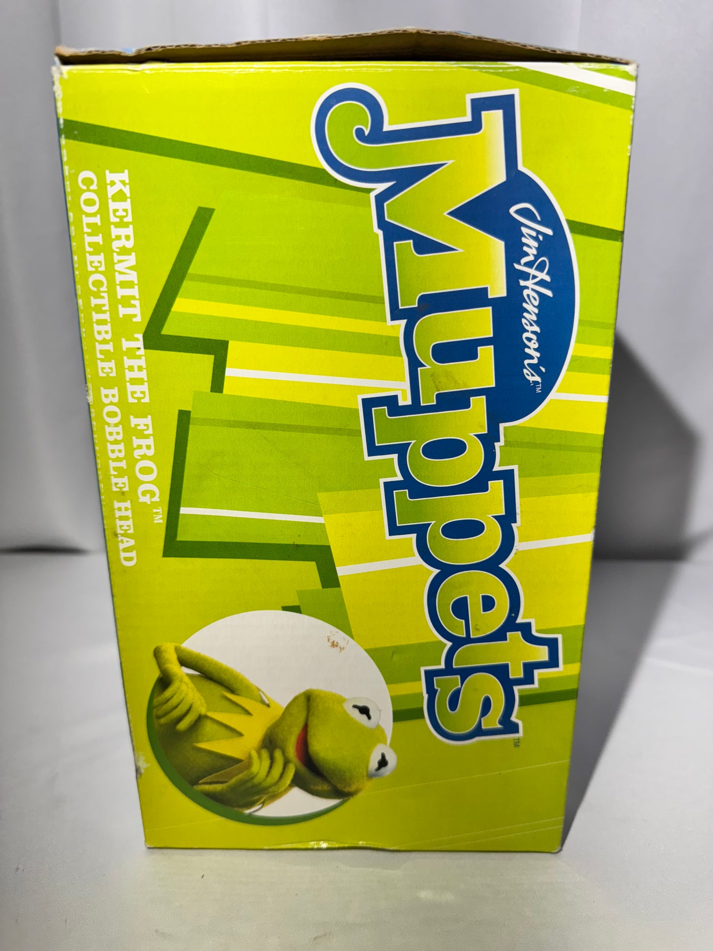 Very Rare Jim Henson’s Muppets – Kermit the Frog LA Dodgers Bobblehead –2003- original Box