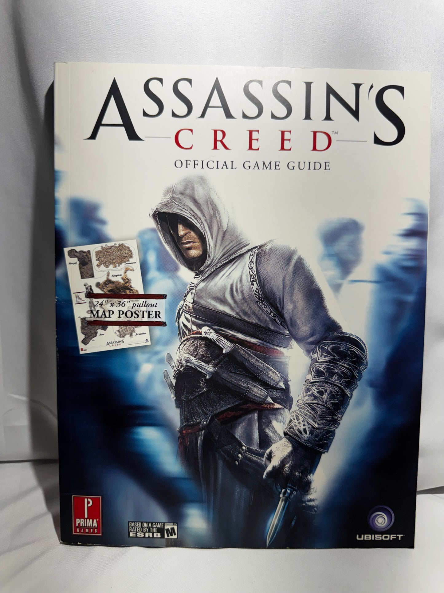 Assassin’s Creed Official Game Guide Prima Games 2007 w/ Pullout Map Poster
