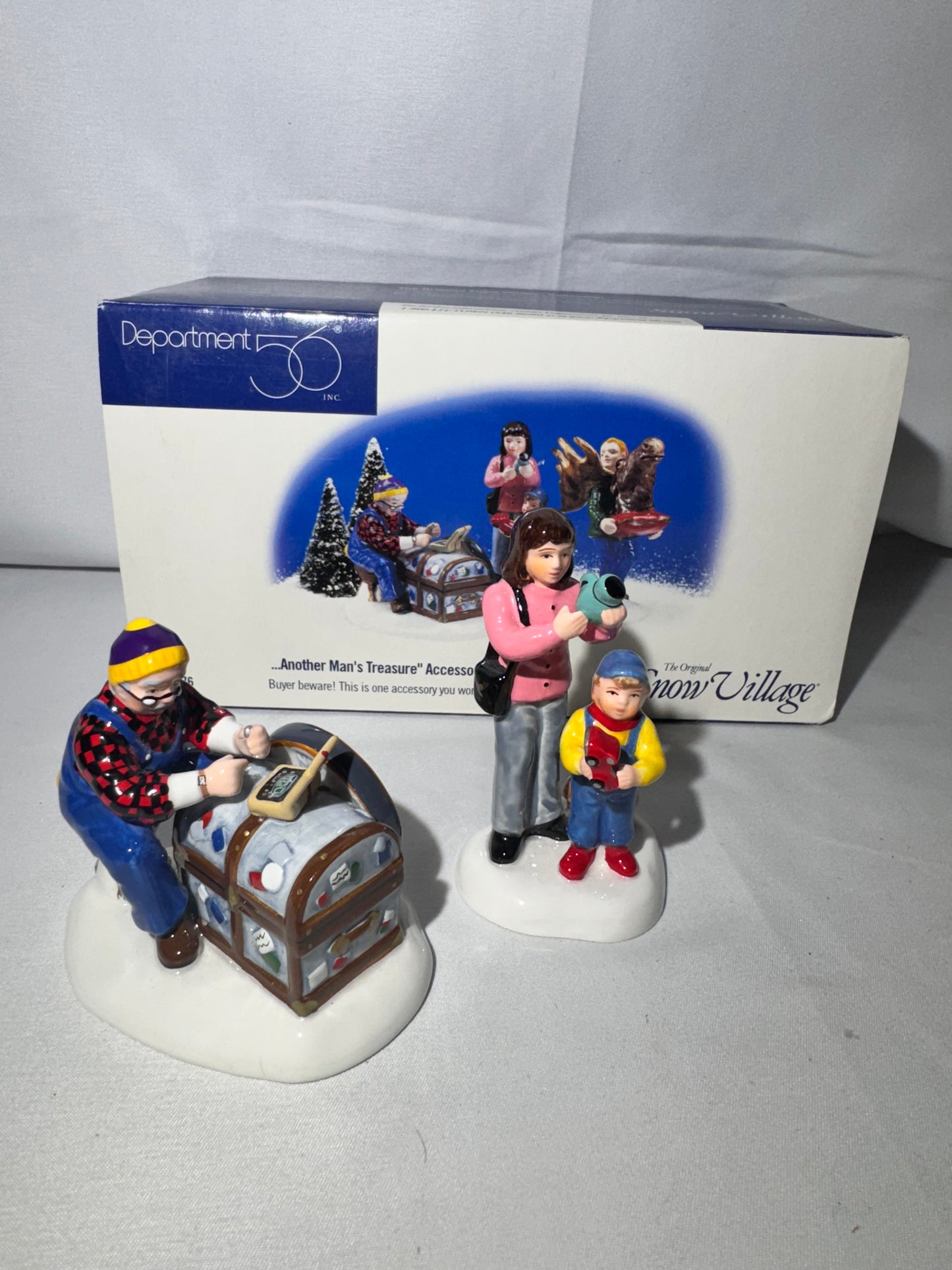 Department 56 The Original Snow Village “Another Man’s Treasure” #54976 – 2 of 3 Pieces