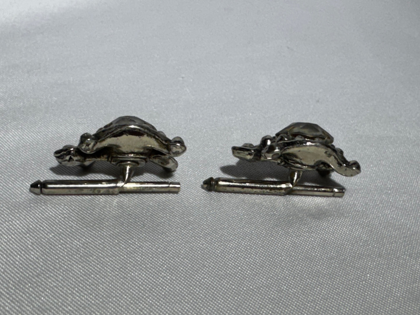 Antique Victorian Cufflinks Sleeve Buttons Lever Back Ornate Paste Stone