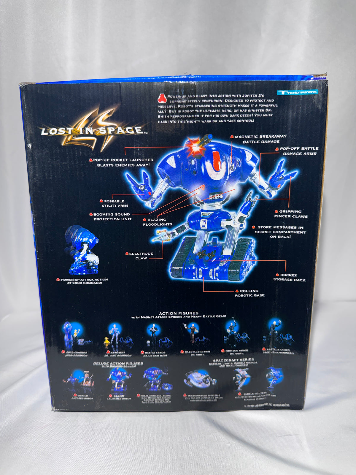 Vintage 1997 Trendmasters Lost in Space Robot Electronic Toy #31108 – Original Box – Untested
