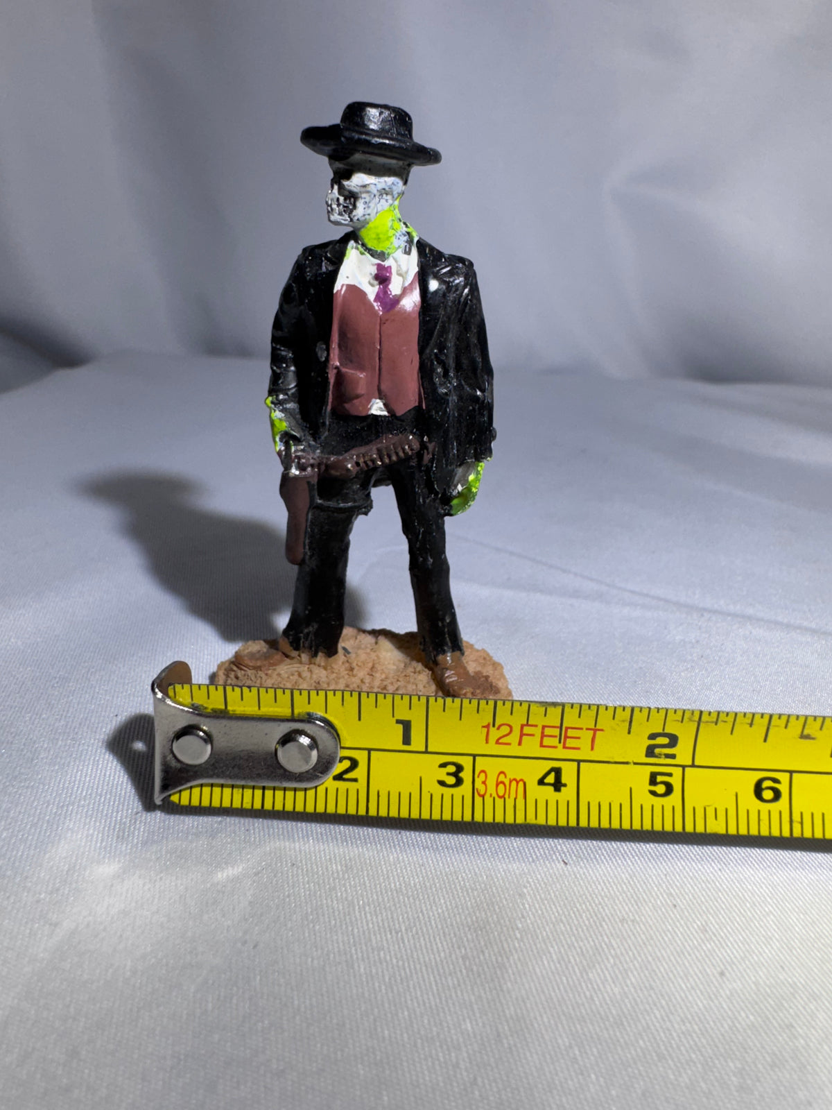 Lemax Spooky Town “Quick Draw” Skeleton Cowboy #82478 – 2008 – RETIRED