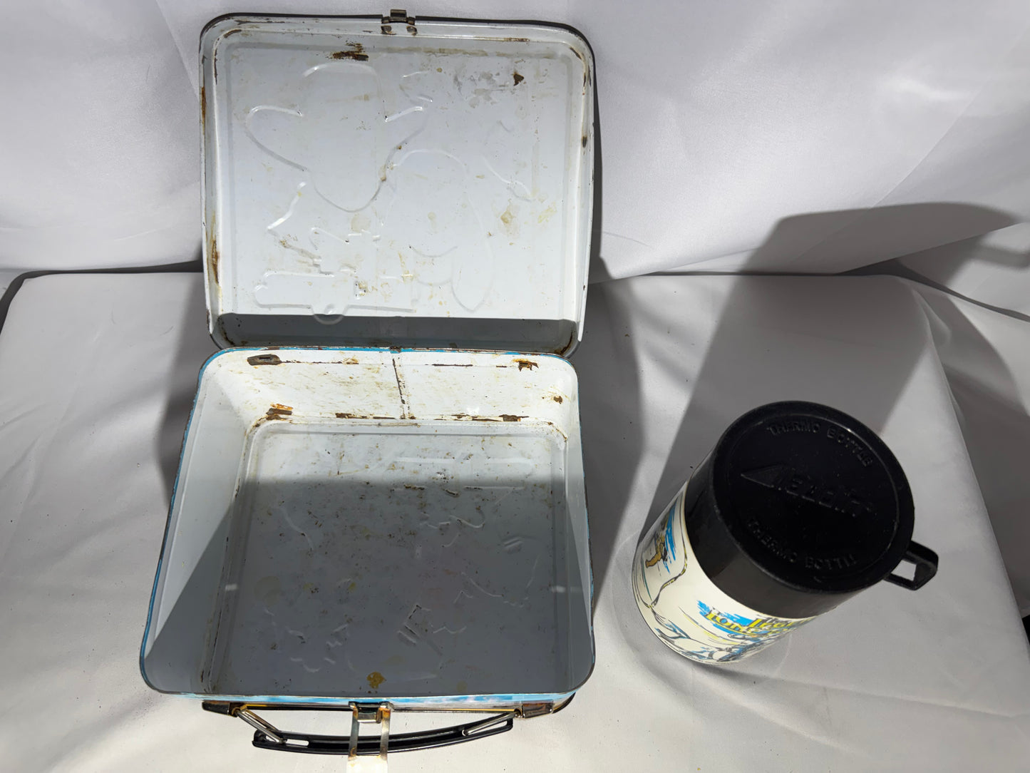 Vintage 1980 The Legend of the Lone Ranger Metal Lunchbox with Original Thermos – Aladdin Industries