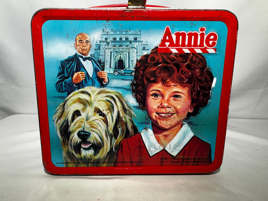 Vintage 1981 Annie Metal Lunchbox with Thermos – Aladdin Industries