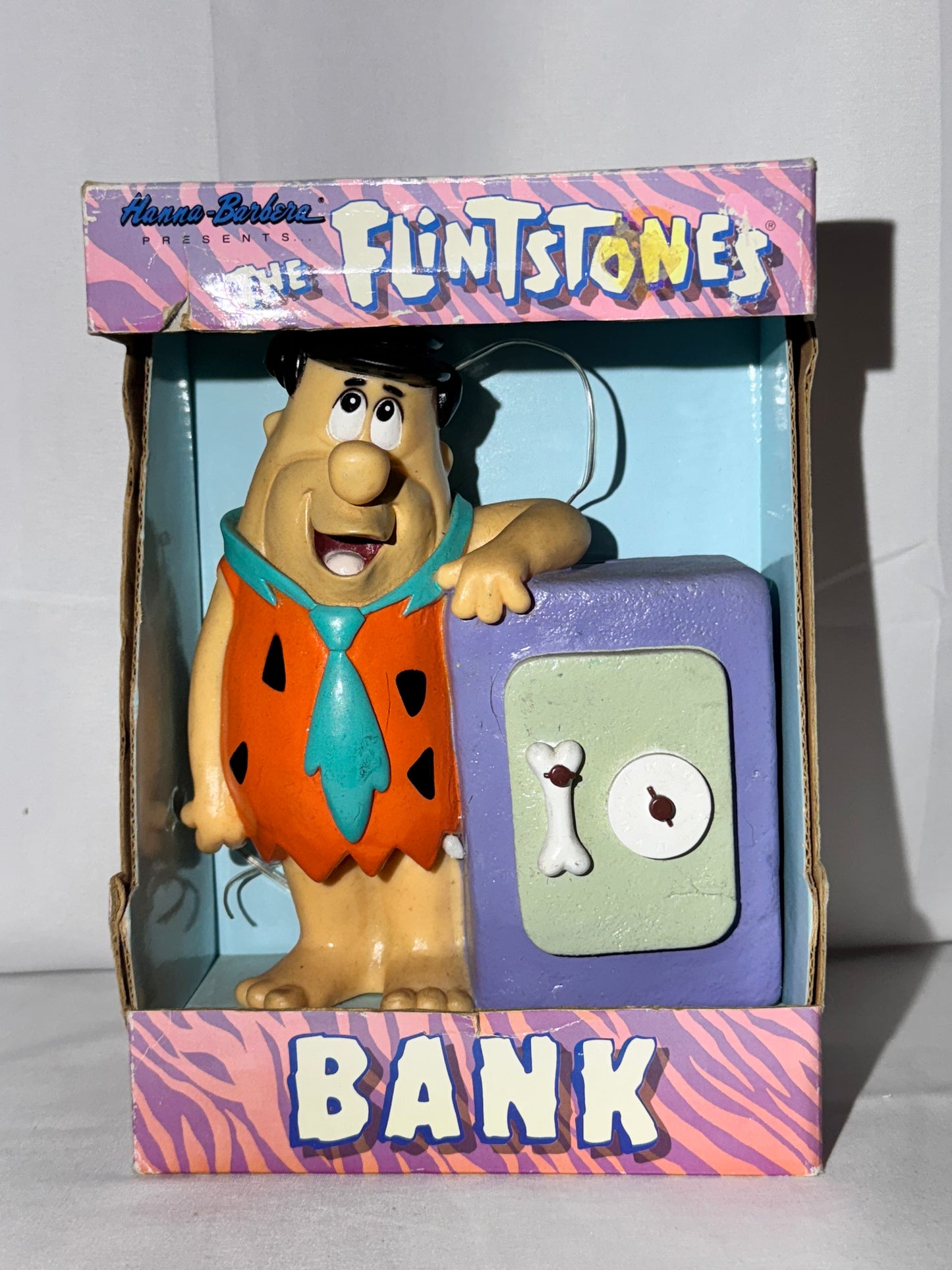 Fred Flintstone Bank Hana Barbera 1992