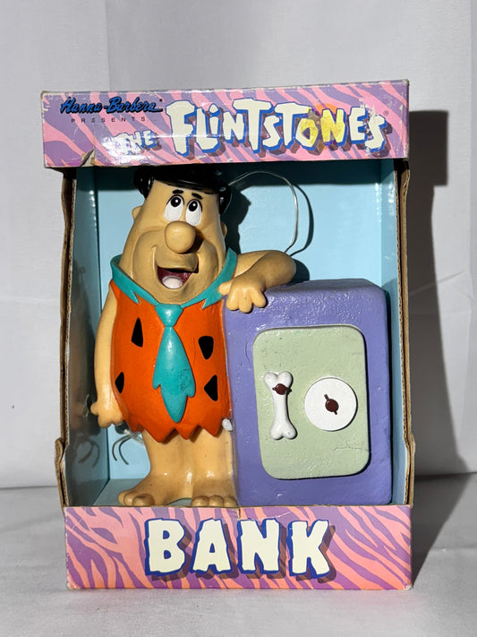 Fred Flintstone Bank Hana Barbera 1992