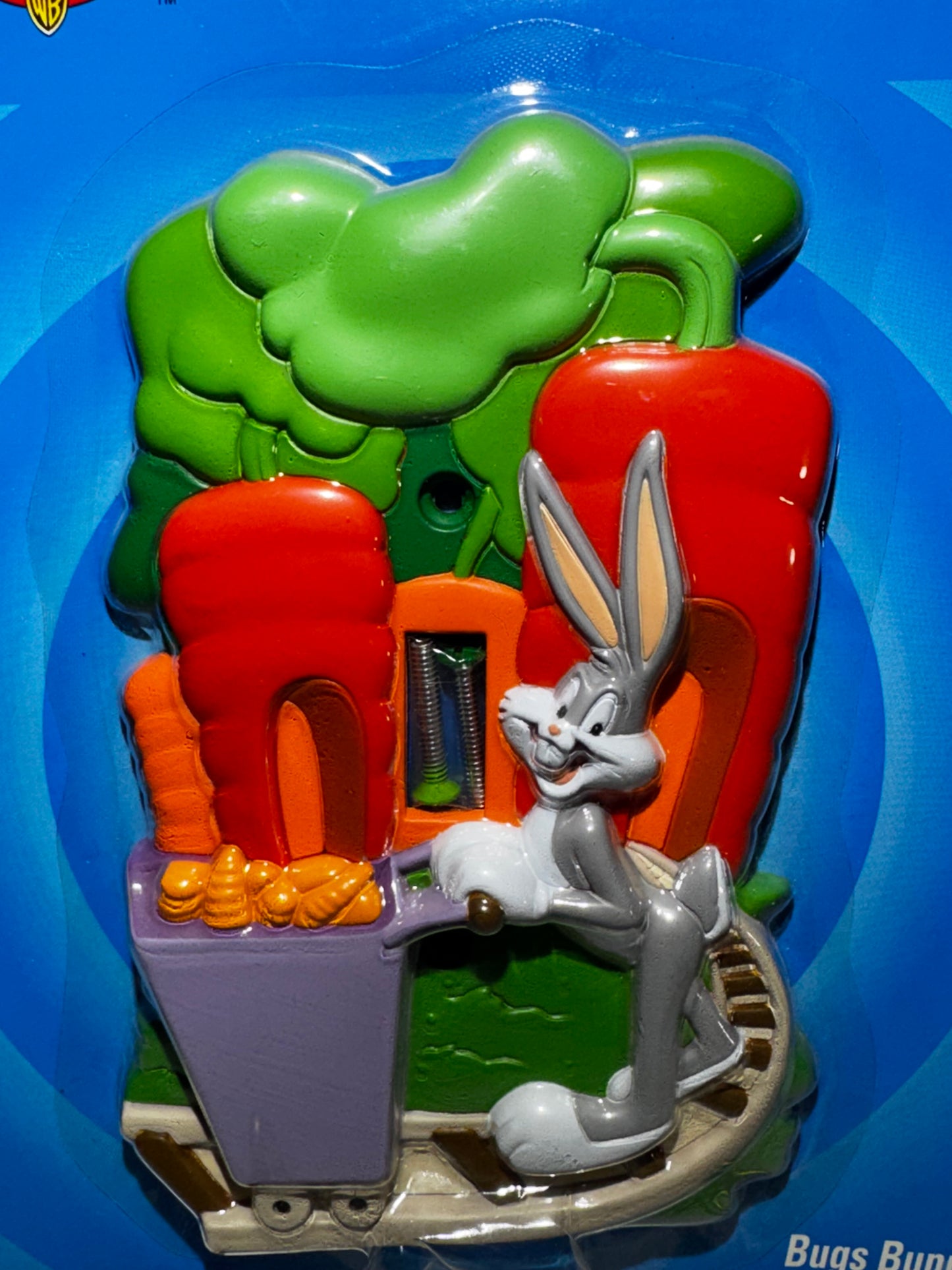 Vintage 2000 Looney Tunes Bugs Bunny GE Light Switch Plate Sealed