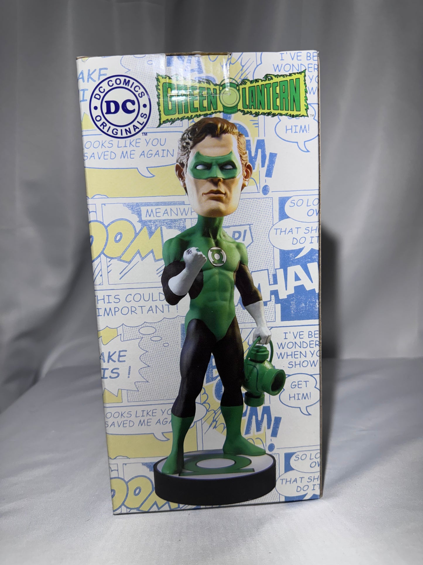 NECA DC Comics Green Lantern Hal Jordan Head Knocker 8” Bobblehead 2009